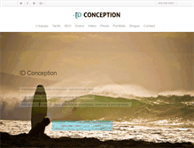 Tablet Screenshot of idconception.com